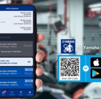 Yamaha Luncurkan E-KSG, Servis Motor Kini Lebih Praktis Tanpa Kupon Fisik