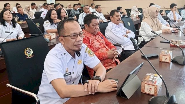 Kepala Dinas Kominfo Sidrap, Mahluddin saat menghadiri Forum Diskusi Publik Rancangan Perpres tentang Pemerintah Digital di Kantor Gubernur Sulawesi Selatan, Makassar, Rabu (6/5/2026). (Foto: Humas Pemkab Sidrap)