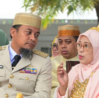 Yeni Rahman Hadiri Upacara Hardiknas Sulsel 2026, Dorong Penguatan Kurikulum dan Fasilitas Sekolah
