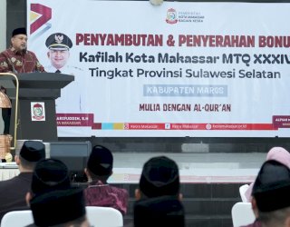 Sabet 47 Juara, Kafilah MTQ Makassar Diguyur Bonus oleh Wali Kota Munafri