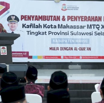 Sabet 47 Juara, Kafilah MTQ Makassar Diguyur Bonus oleh Wali Kota Munafri