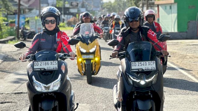 Maxi Yamaha Day 2026 berlangsung sukses di Lapangan Merdeka, Kabupaten Bone, Sabtu (16/5/2026). (Foto: Istimewa)