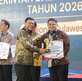 Kemendagri Nobatkan Kota Makassar Terbaik I Creative Financing, Dapat Insentif Rp3 Miliar