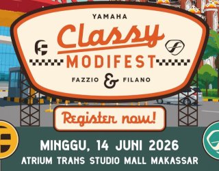 Padukan Modifikasi dan Lifestyle, Yamaha Classy Modifest 2026 Siap Digelar di Makassar
