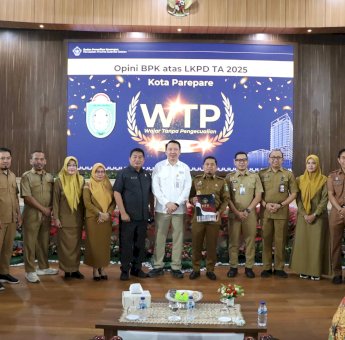 Parepare Kembali Raih Opini WTP, Tasming Hamid: Bukti Komitmen Tata Kelola Keuangan yang Akuntabel
