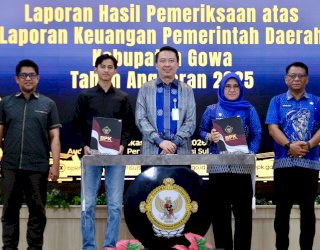 Pemkab Gowa Terima Opini WTP dari BPK RI, Capaian Ke-14 Kalinya