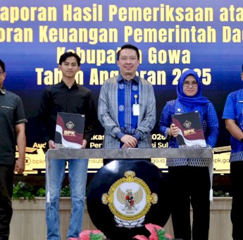 Pemkab Gowa Terima Opini WTP dari BPK RI, Capaian Ke-14 Kalinya