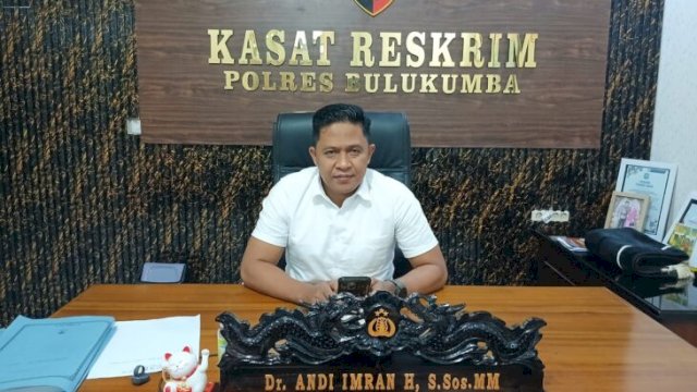 Kasat Reskrim Polres Bulukumba, AKP Andi Imran Hamid. [IST]