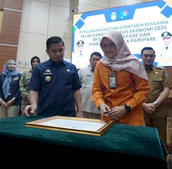 Wali Kota Tasming Hamid Resmi Canangkan Sensus Ekonomi 2026 di Parepare, Ajak Semua Pihak Berpartisipasi