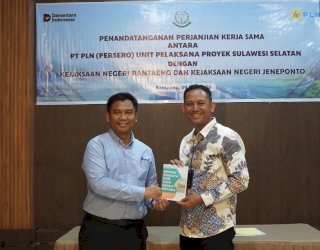 Kolaborasi PLN UIP Sulawesi dan Kejari Jeneponto Dukung Pembangunan SUTT 150 kV Punagaya&ndash;Bantaeng