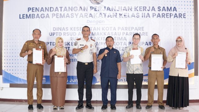 Ket: Wali Kota Parepare, Tasming Hamid di Lapas Kelas IIA Parepare