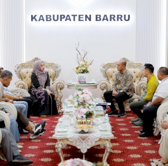 Terima Audiensi Jamkrida Sulsel, Bupati Barru Buka Peluang Kerja Sama untuk Penguatan Ekonomi Daerah