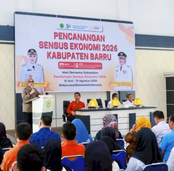 Bupati Barru Andi Ina Ajak Semua Pihak Sukseskan Sensus Ekonomi 2026 untuk Perkuat Pembangunan