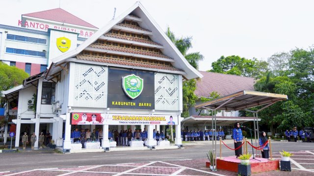 Ket: Upacara Hari Kesadaran Nasional di Barru