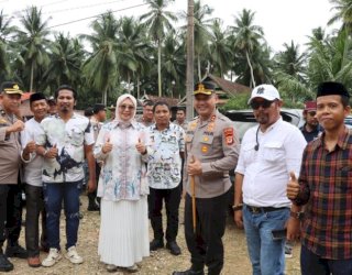 Kapolres Bulukumba Serahkan Sumur Bor ke Masjid Al-Amin, Warga Kajang Sampaikan Apresiasi