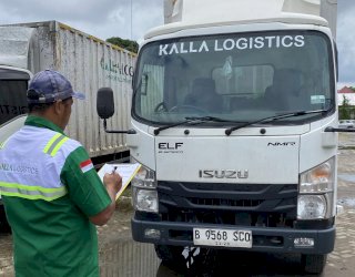 Perkuat Budaya Keselamatan Pengemudi, Kalla Logistics Patuhi Standar Operasional Transporter