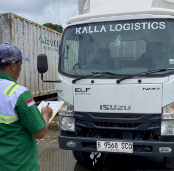Perkuat Budaya Keselamatan Pengemudi, Kalla Logistics Patuhi Standar Operasional Transporter