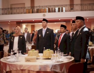 Tasming Hamid Hadiri Pengukuhan Kepala BPKP Sulsel, Dorong Pengawasan untuk Efektivitas Pembangunan