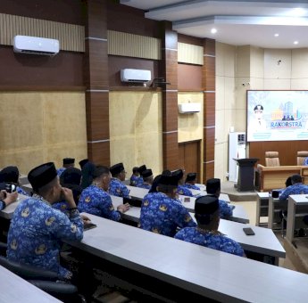 Tasming Hamid Pimpin Rapat Koordinasi Strategis, Tekankan Sinergi Perangkat Daerah
