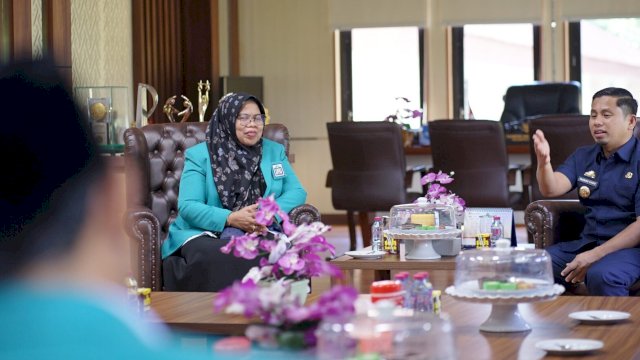 Ket: Wali Kota Parepare, Tasming Hamid saat menerima Audiensi Rektor dan rombongan IAIN Parepare