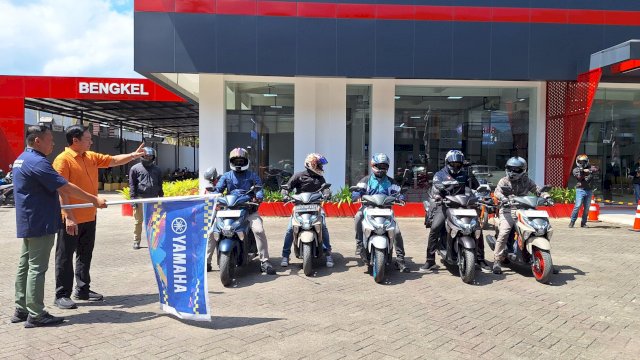 Yamaha Indonesia resmi memulai Gear Ultima Ride Celebes Expedition. (Foto: Istimewa)