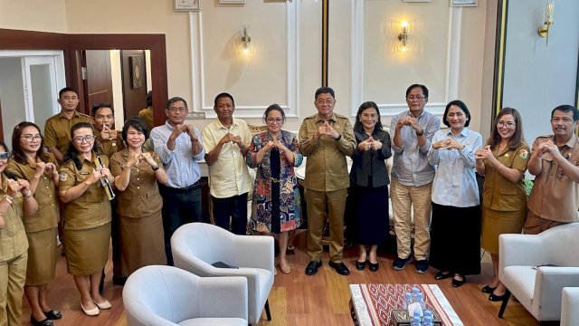 Ketua Pansus Pemajuan Kebudayaan Daerah DPRD Provinsi Sulawesi Selatan, Firmina Tallulembang, memimpin kunjungan kerja Pansus Tim I ke Kabupaten Toraja Utara, Senin (8/6/2026). (Foto: Istimewa)