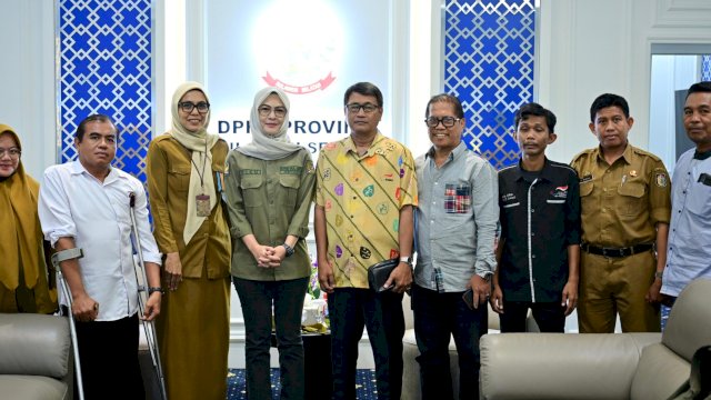 Pengurus NPCI Sulawesi Selatan saat melakukan audiensi dengan Ketua DPRD Provinsi Sulawesi Selatan, Andi Rachmatika Dewi, Senin (15/6/2026). (Foto: Humas DPRD Sulsel)