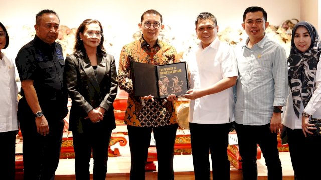 Pansus Pemajuan Kebudayaan Daerah DPRD Provinsi Sulawesi Selatan saat melakukan kunjungan konsultasi strategis ke Kantor Kementerian Kebudayaan Republik Indonesia di Jakarta, Kamis (18/6/2026). (Foto: Istimewa)