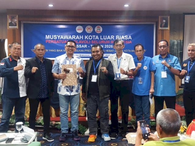 Terpilih Aklamasi, Supratman Resmi Nakhodai PBVSI Makassar Periode 2026-2030