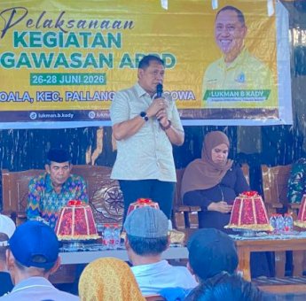 Lukman B Kady Lakukan Pengawasan APBD di Desa Bontoala Gowa, Warga Usul Prioritaskan Jalan Tani