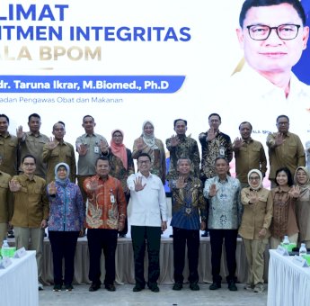 Taruna Ikrar Tegaskan BPOM Perang Total Melawan Suap, Gratifikasi dan Korupsi