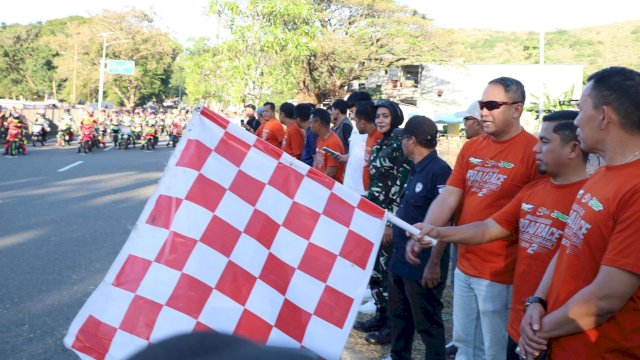 Ket: Kejuaraan Daerah (Kejurda) Bhayangkara Road Race Seri II Kota Parepare