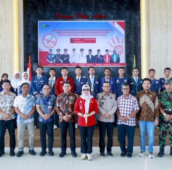Bupati Barru Andi Ina Kartika Sari Pimpin Deklarasi Bersama Pencegahan Narkoba dan Perkawinan Anak