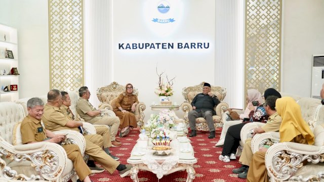 Ket: Pemkba Barru Terima Kunjungan DPRD Kaltim