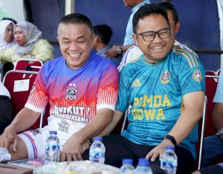 Pemkab Gowa dan Pemkot Palu Eratkan Silaturahmi Lewat Sepakbola Persahabatan