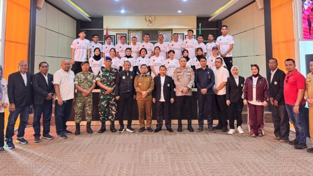 Ket: Pembukaan Pelatnas Sepak Takraw Persiapan Asian Games XX Aichi-Nagoya 2026 di Kota Parepare
