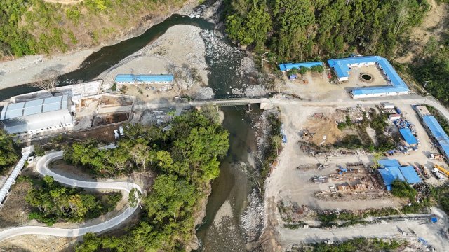 PLTM Salu Noling unit kedua berkapasitas 2x5 MW berhasil sinkronisasi dan menandai terwujudnya kedaulatan energi kelistrikan di Sulawesi Selatan. (Dok. Humas PLN UIP Sulawesi)