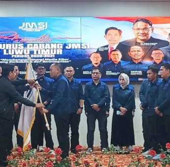 Dinakhodai Jumaidil, Pengurus JMSI Luwu Timur Periode 2026-2031 Resmi Dilantik