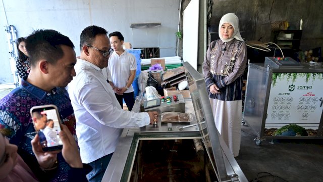 Wakil Wali Kota Makassar, Aliyah Mustika Ilham saat melakukan kunjungan sekaligus konsultasi ke PT Enviro Mas Sejahtera di Denpasar, Bali, Minggu (5/7/2026). (Foto: Istimewa)