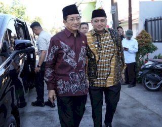Wali Kota Munafri Dampingi Menag RI Canangkan Gerbang Moderasi Indonesia Pertama di Makassar