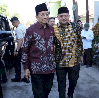 Wali Kota Munafri Dampingi Menag RI Canangkan Gerbang Moderasi Indonesia Pertama di Makassar