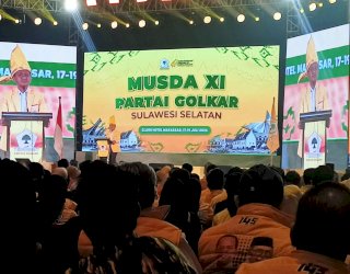 Di Musda XI Golkar Sulsel, Bahlil Titip Dua Tugas Utama untuk Ketua Terpilih