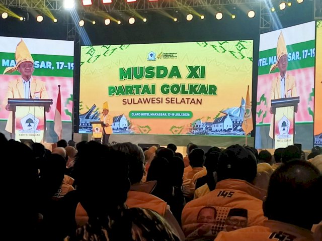 Di Musda XI Golkar Sulsel, Bahlil Titip Dua Tugas Utama untuk Ketua Terpilih