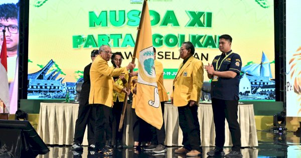 Terpilih Aklamasi, IAS Resmi Nakhodai Golkar Sulsel Periode 2026-2031