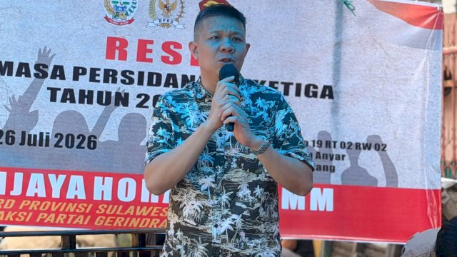 Anggota DPRD Sulsel, Edward Wijaya Horas saat menyambangi warga dan konstituennya di Jalan Baji Maccini, Kelurahan Karang Anyar, Kecamatan Mamajang, Kota Makassar, Minggu (26/7/2026). (Foto: Istimewa)