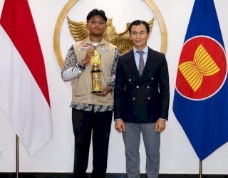 Gebrak Panggung Dunia, Putra Asal Majene Raih Gelar Grand Champion ALOHA di Panama