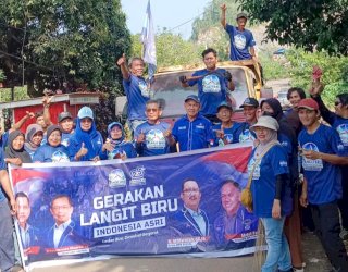 Gerakan Langit Biru DPC Demokrat Luwu Timur Berhasil Kumpulkan 1,5 Ton Sampah