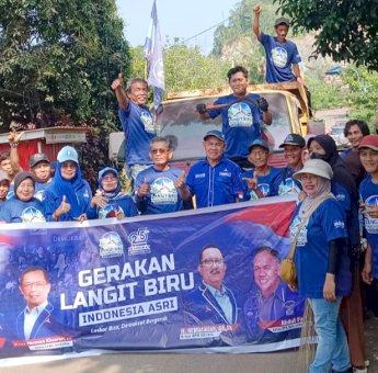 Gerakan Langit Biru DPC Demokrat Luwu Timur Berhasil Kumpulkan 1,5 Ton Sampah