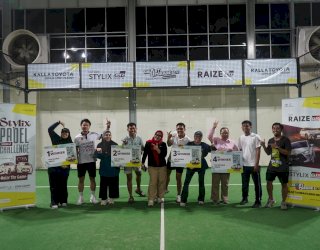 Stylix Padel Challenge Kalla Toyota, Rekatkan Silaturahmi Komunitas dan Jurnalis