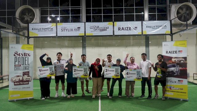 32 media di Makassar hadir meramaikan Stylix Padel Challenge Kalla Toyota yang berlangsung di Copa Grounds, Nipah Park, Makassar, Minggu, (02/08/2026) kemarin. (Dok. Kalla Toyota)